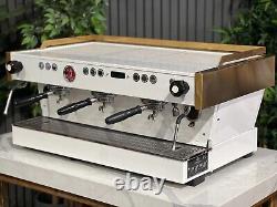 La Marzocco Linea Pb 3 Group Espresso Coffee Machine White & Gold Commercial