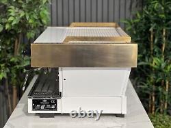 La Marzocco Linea Pb 3 Group Espresso Coffee Machine White & Gold Commercial