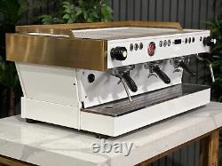 La Marzocco Linea Pb 3 Group Espresso Coffee Machine White & Gold Commercial