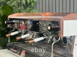 La Marzocco Linea Pb 3 Group Espresso Coffee Machine White & Rose Gold & Pesados
