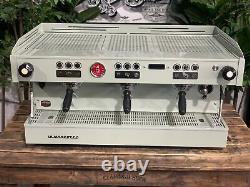 La Marzocco Linea Pb 3 Group Lichen Green Espresso Coffee Machine Custom Cafe