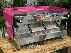 La Marzocco Linea Pb 3 Group Pink Espresso Coffee Machine Commercial Custom Cafe