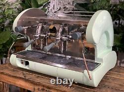 La Pavoni Bar S Lever 2 Group Green Espresso Coffee Machine Commercial Cafe Bar