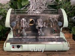 La Pavoni Bar S Lever 2 Group Green Espresso Coffee Machine Commercial Cafe Bar