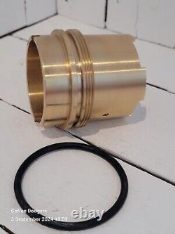 La Pavoni Brass Sleeve/Jacket for Coffee Group Post Mill Europiccola With Gasket