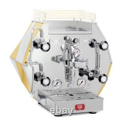 La Pavoni Diamantina 1 Group Espresso Coffee Machine Brand New Stainless & Gold