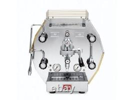 La Pavoni Diamantina 1 Group Espresso Coffee Machine Brand New Stainless & Gold