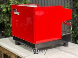 La Pavoni P/tre Compact 2 Group Espresso Coffee Machine Red Commercial Cafe Cart