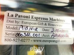 La Pavoni PUB 1V-R Group Volumetric Espresso Machine Italy NEW FREE FAST SHIP