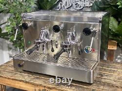 La Rocca Verona 2 Group Stainless Espresso Coffee Machine Commercial Cafe Latte