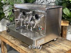 La Rocca Verona 2 Group Stainless Espresso Coffee Machine Commercial Cafe Latte