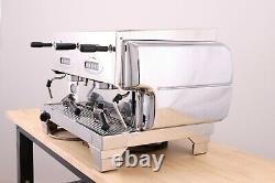 La San Marco 80E 2 Group Commercial Espresso Coffee Machine (Chrome)