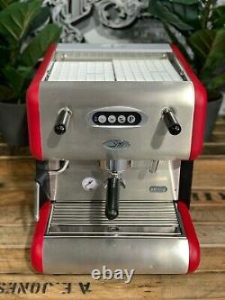 La San Marco 85 Flexa E 1 Group Red Espresso Coffee Machine Commercial Home Bar
