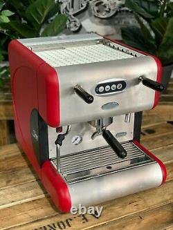 La San Marco 85 Flexa E 1 Group Red Espresso Coffee Machine Commercial Home Bar
