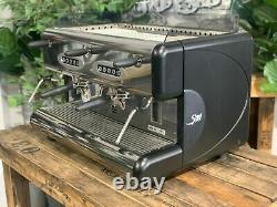 La San Marco 85e 2 Group Black Espresso Coffee Machine Commercial Wholesale