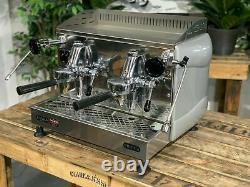 La Scala Eroica 2 Group Silver Lever Espresso Coffee Machine Custom Commercial