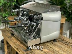 La Scala Eroica 2 Group Silver Lever Espresso Coffee Machine Custom Commercial