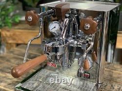 Lelit Bianca V3 1 Group Espresso Coffee Machine Stainless & Factory Timber Kit