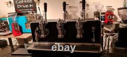 Lever Pull Gaggia Restored 3 Group Espresso Coffee Machine