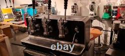 Lever Pull Gaggia Restored 3 Group Espresso Coffee Machine