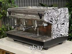 Nuova Simonelli Appia II 2 Group Espresso Coffee Machine Black Commercial Cafe