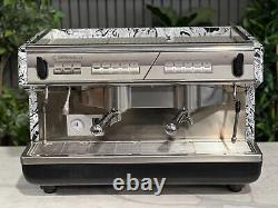 Nuova Simonelli Appia II 2 Group Espresso Coffee Machine Black Commercial Cafe