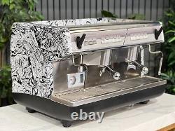 Nuova Simonelli Appia II 2 Group Espresso Coffee Machine Black Commercial Cafe