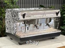 Nuova Simonelli Appia II 2 Group Espresso Coffee Machine Black Commercial Cafe