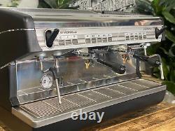 Nuova Simonelli Appia II 2 Group Espresso Coffee Machine Black Commercial Cafe