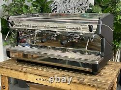 Nuova Simonelli Appia II 3 Group Black Espresso Coffee Machine Commercial Cafe