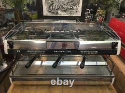 Nuova Simonelli Aurelia II Digit 3 Group White Espresso Coffee Machine Cafe Bar