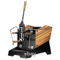 Nurri L Type Leva 1 Group Espresso Coffee Machine Brand New Black & Zebrano Home