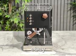 Quick MILL Pippa Tank 1 Group Espresso Coffee Machine Brand New Black & Timber