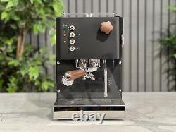 Quick MILL Pippa Tank 1 Group Espresso Coffee Machine Brand New Black & Timber