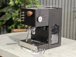 Quick MILL Pippa Tank 1 Group Espresso Coffee Machine Brand New Black & Timber