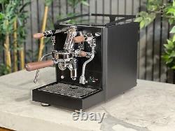 Quick MILL Rubino 1 Group Espresso Coffee Machine Brand New Black & Timber Home