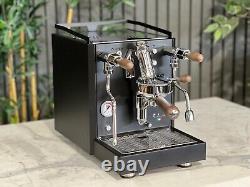 Quick MILL Rubino 1 Group Espresso Coffee Machine Brand New Black & Timber Home