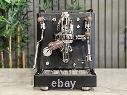 Quick MILL Rubino 1 Group Espresso Coffee Machine Brand New Black & Timber Home