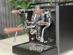 Quick MILL Rubino 1 Group Espresso Coffee Machine Brand New Black & Timber Home