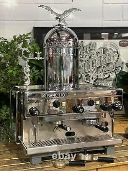 Rancilio 1980 Vintage Z9 Semi Automatic 2 Group Chrome Espresso Coffee Machine