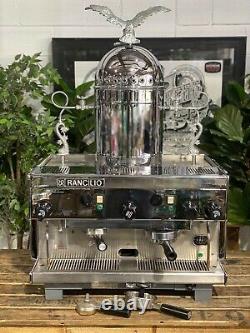 Rancilio 1980 Vintage Z9 Semi Automatic 2 Group Chrome Espresso Coffee Machine