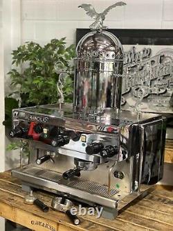 Rancilio 1980 Vintage Z9 Semi Automatic 2 Group Chrome Espresso Coffee Machine