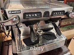 Rancilio Classe 5 USB 2 Group Tall Black/Silver Espresso Coffee Machine Italian