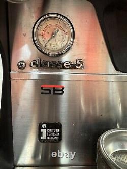 Rancilio Classe 5 USB 2 Group Tall Black/Silver Espresso Coffee Machine Italian