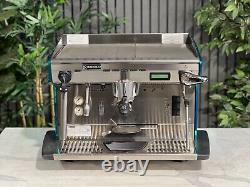 Rancilio Classe 8 1 Group Espresso Coffee Machine Custom Blue Chrome Barista Bar