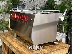 Rancilio Rs1 2 Group New Stainless Coffee Machine & Rancilio Kyro 65 Od Espresso