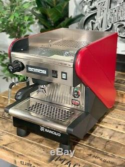 Rancilio S27 1 Group Red Espresso Coffee Machine Commercial Wholesale Supplier