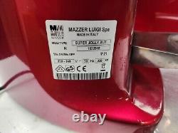 Red Gaggia GD Compact 2 Group Commercial Coffee Machine With Red Mazzer Grinder
