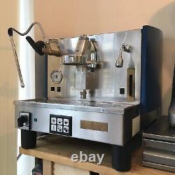 Refurbished Upgraded 1 Group Fiorenzato Ducale Espresso Coffee Machine Blue