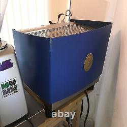 Refurbished Upgraded 1 Group Fiorenzato Ducale Espresso Coffee Machine Blue